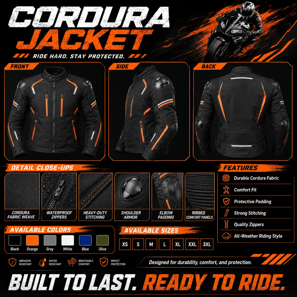 Cordura Jackets ARG-CG3