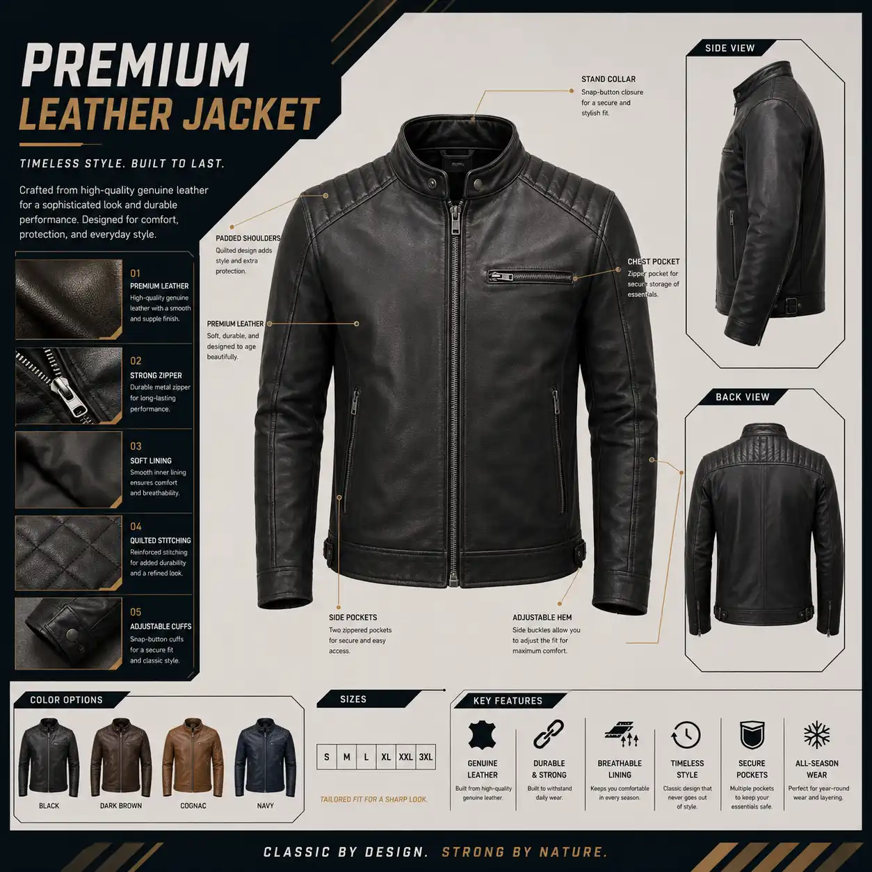 Leather Jackets ARG-LG4