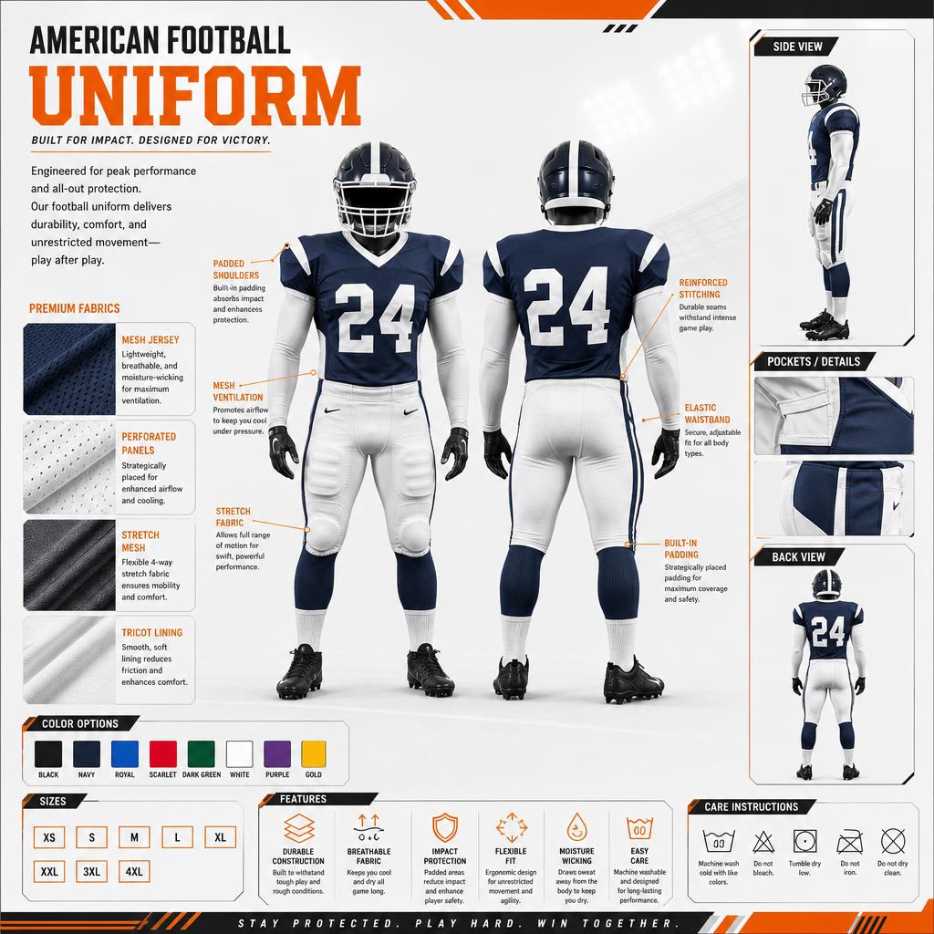 American Football Uniform ARG-SWAFU2
