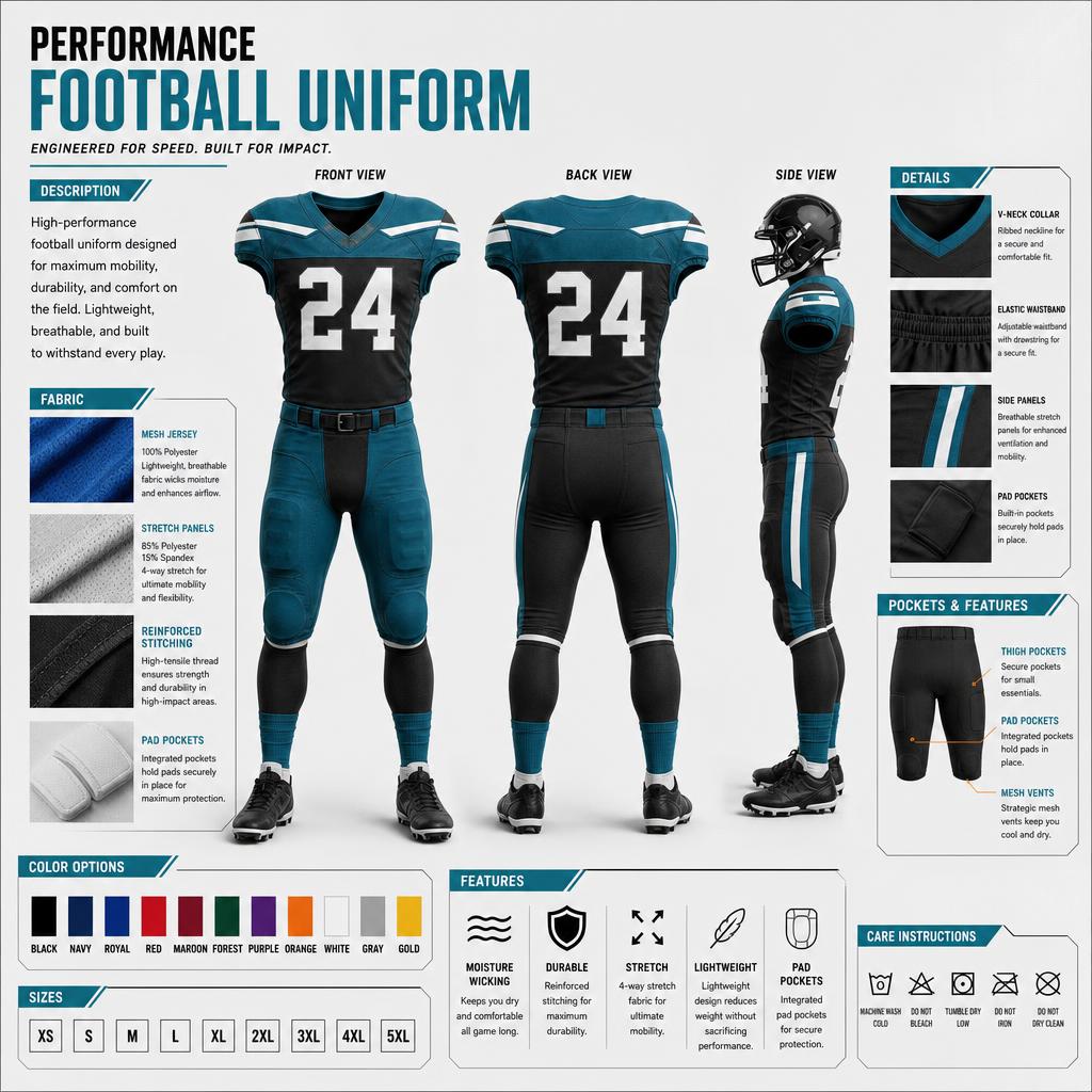 American Football Uniform ARG-SWAFU3