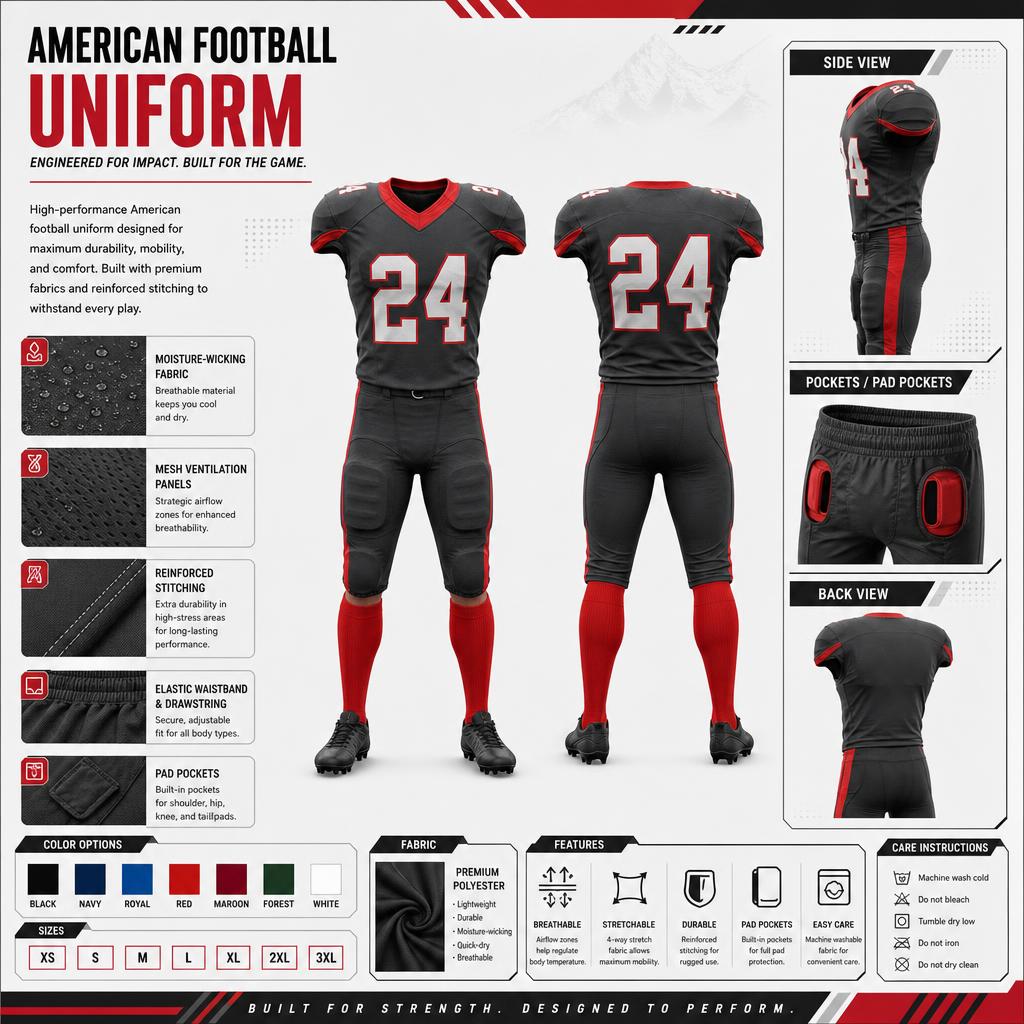 American Football Uniform ARG-SWAFU4