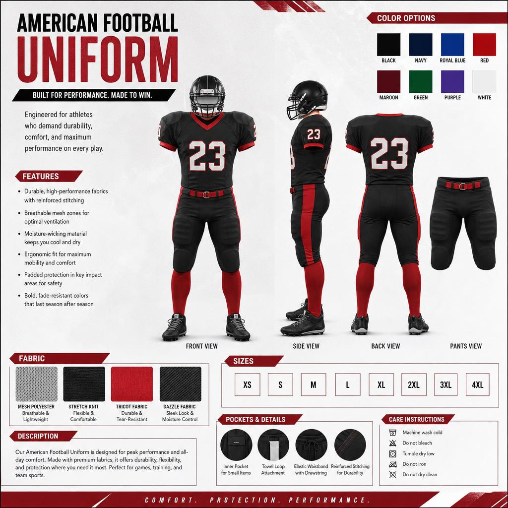 American Football Uniform ARG-SWAFU6