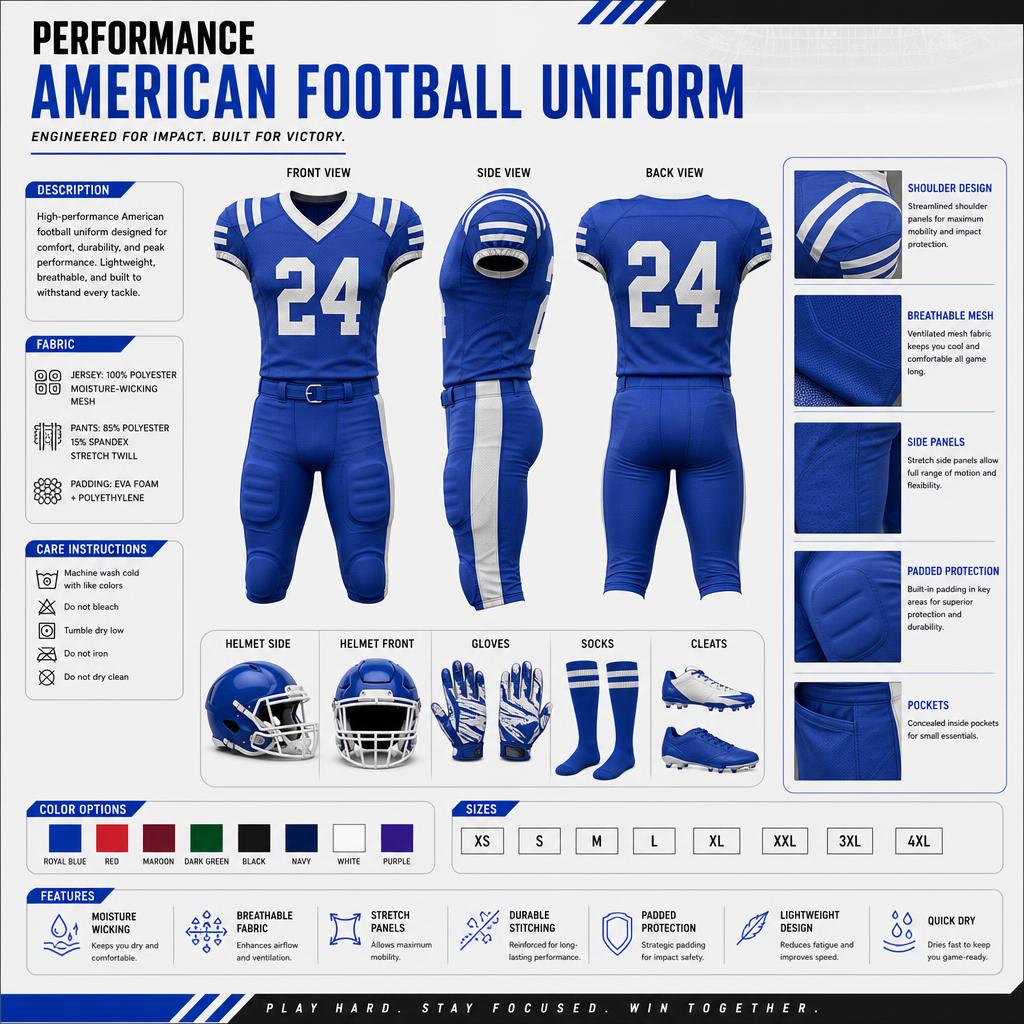American Football Uniform ARG-SWAFU7