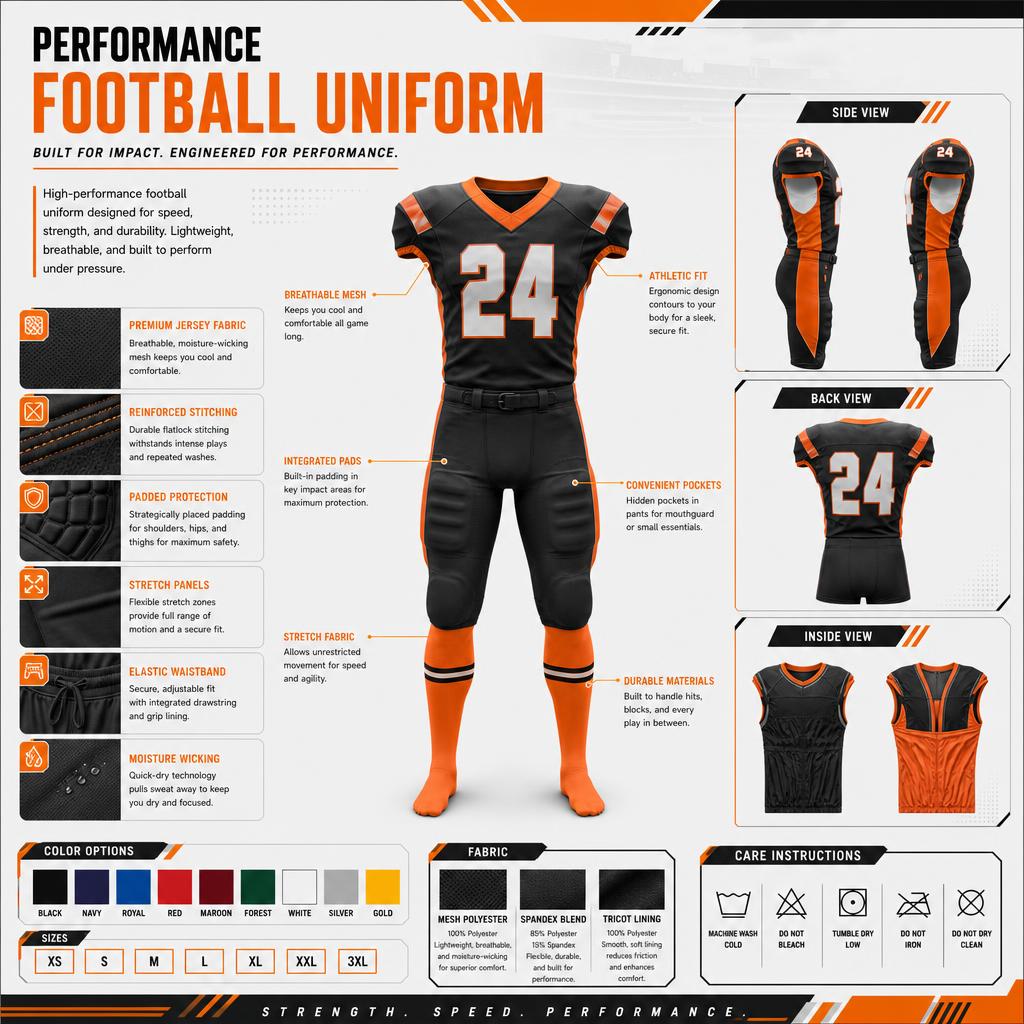 American Football Uniform ARG-SWAFU8