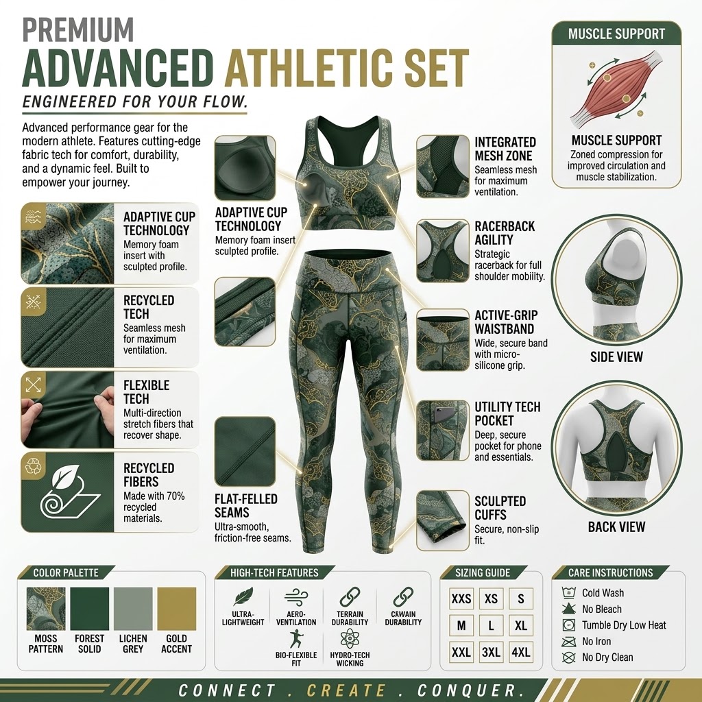 Leggings and Bra Set ARG-FWLBS2